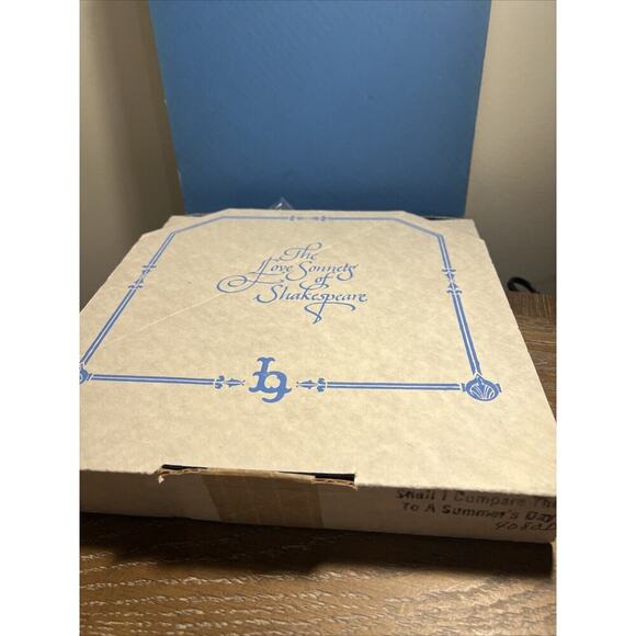 Inoclay Studios Love Sonnets Of Shakespeare‎ "Shall I Compare Thee" Bradex 4080D - Picture 15 of 15